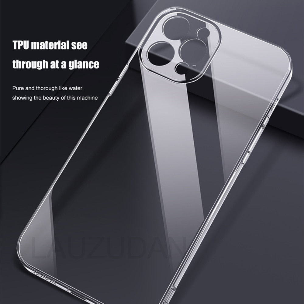 Clear Phone Case For iPhone 11 12 13 14 Pro Silicone Soft Cover For iPhone 12 Mini 13 Pro X XS Max 8 7 6s Plus 5 SE XR Case The Clothing Company Sydney
