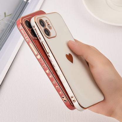 Solid Plating Lens Protection Phone Case For iPhone 12 11 Pro Max X XR XS Max 7 8 6 6s Plus SE 3 2022 13 Pro Max Soft Cover Case The Clothing Company Sydney