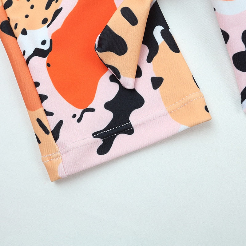 2 Piece Swimwear Women's Leopard Print  Swimsuit Bathing Suit Retro Swimsuit Vintage Beach wear Surfing Swim Suit Bikini Set The Clothing Company Sydney