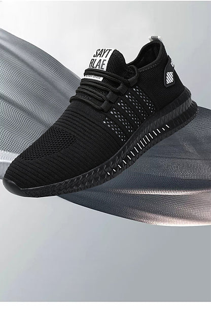Men's Sneakers Shoes Lightweight Breathable Running Walking Yoga Sports Footwear Soft Sole Lace-up Shoes The Clothing Company Sydney