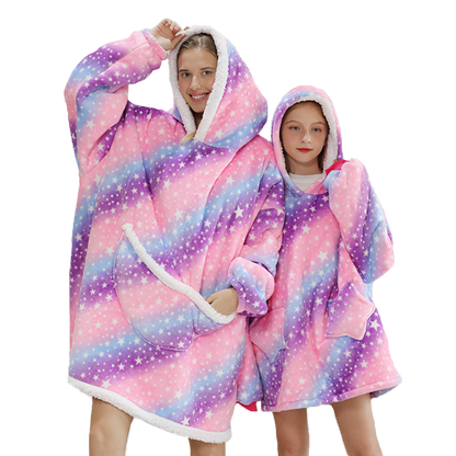 Winter Sherpa Blanket Plush Fleece Family Matching Hoodie Girl Sweatshirt Oversized Hoodie The Clothing Company Sydney