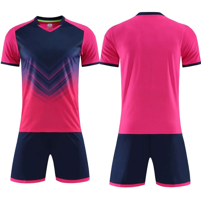 2 piece Football Men's Kids Boys Girls Women'sSoccer Jerseys Shorts Set Football Kit Training Team Uniforms Set The Clothing Company Sydney