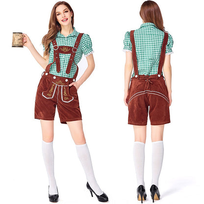 Ladies Okotberfest Costume Lederhosen Suspender Germany Bavaria Traditional Festival Beer Party Fantasy Fancy Dress The Clothing Company Sydney