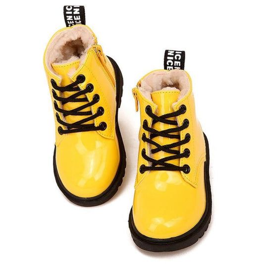 Children Shoes Snow Boots for Kids Boys Girls PU Leather Winter Shoes The Clothing Company Sydney