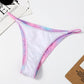 2 Piece Bikini Micro Women's Swimsuit Tie Dye Mini Thong Bikinis Set Brazilian Swimming Swimwear Bathing Suit The Clothing Company Sydney