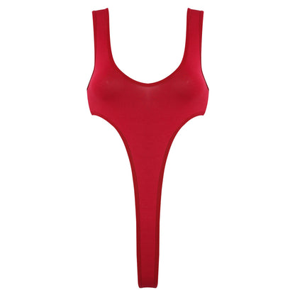 Bodysuit Women Lingerie Exotic One Piece See Through Lingerie Deep V Neck Sleeveless High Cut Thong Leotard Jumpsuit The Clothing Company Sydney