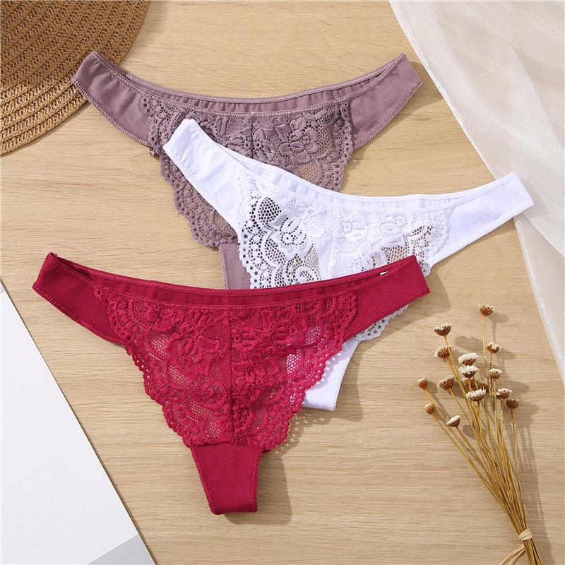 Cotton G-String Panties Floral Lace Underwear Hollow Out Underpants Female Intimates Lingerie  Soft Panties The Clothing Company Sydney