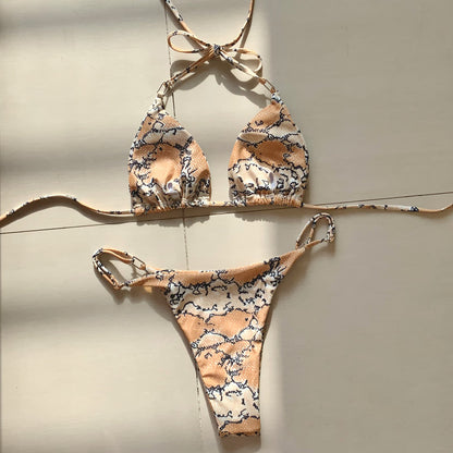 2 Piece Leopard Print Bikini Set Beach Outing Swimming Swimwear Thong Bikini  Swimsuits The Clothing Company Sydney