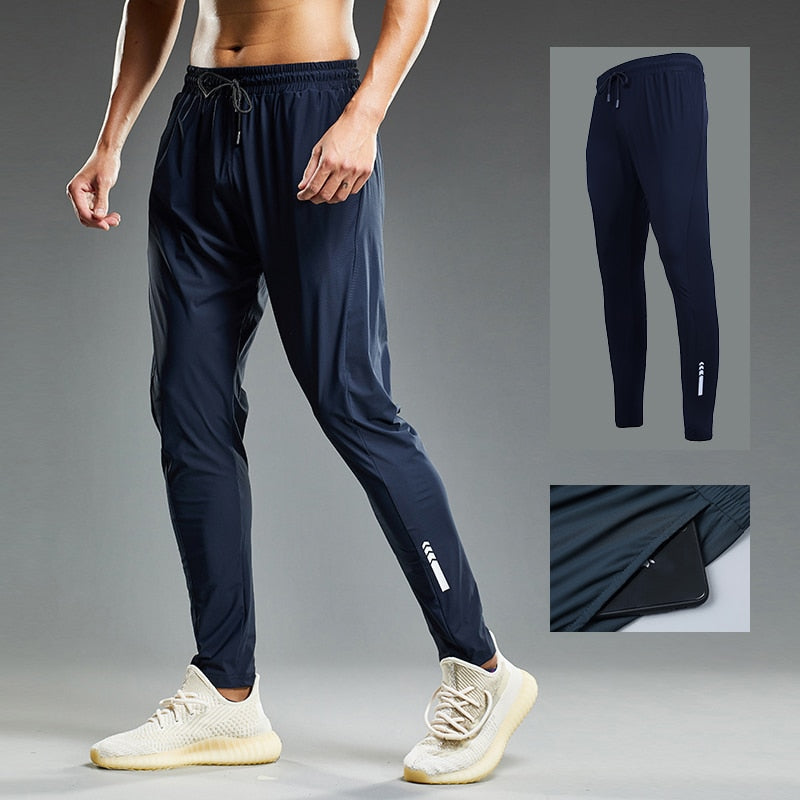 Summer Thin Men's Jogging Sweatpants Elastic Skinny Fit Casual Outdoor Training Fitness Sport Pants Running Trousers The Clothing Company Sydney