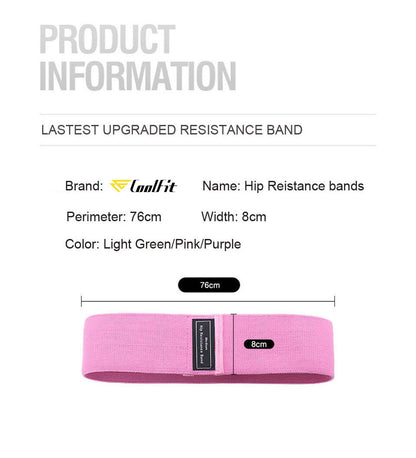 Durable Circle Band Yoga Anti-slip Gym Fitness Rubber Band Exercise Braided Elastic Band Hip Lifting Resistance Band The Clothing Company Sydney