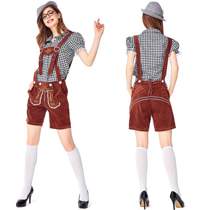 Ladies Okotberfest Costume Lederhosen Suspender Germany Bavaria Traditional Festival Beer Party Fantasy Fancy Dress The Clothing Company Sydney