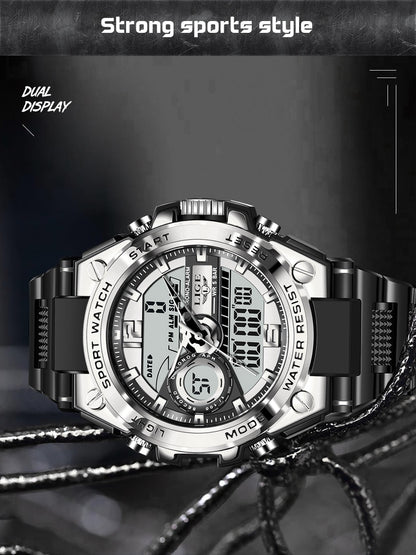 Digital Men Military Watch 50m Waterproof Wristwatch LED Quartz Clock Sport Watch Male Big Watches The Clothing Company Sydney