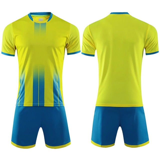 2 piece Football Men's Kids Boys Girls Women'sSoccer Jerseys Shorts Set Football Kit Training Team Uniforms Set The Clothing Company Sydney