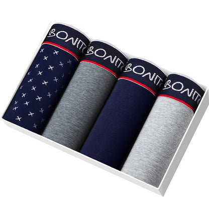 4 Pack Boxer Shorts Men's Panties Underpants Boxershorts Underwear Cotton Mix Trunks Set The Clothing Company Sydney