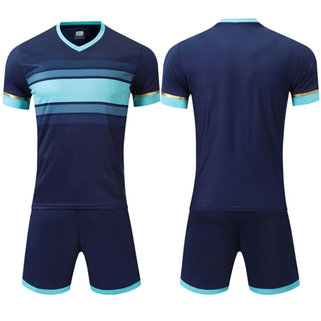 2 piece Football Men's Kids Boys Girls Women'sSoccer Jerseys Shorts Set Football Kit Training Team Uniforms Set The Clothing Company Sydney