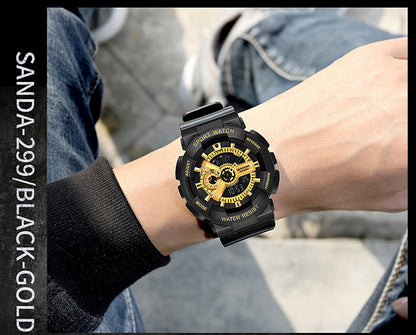Sanda Military Army Sport Style Wristwatch Dual Display Men's Watch Clothing Company Sydney