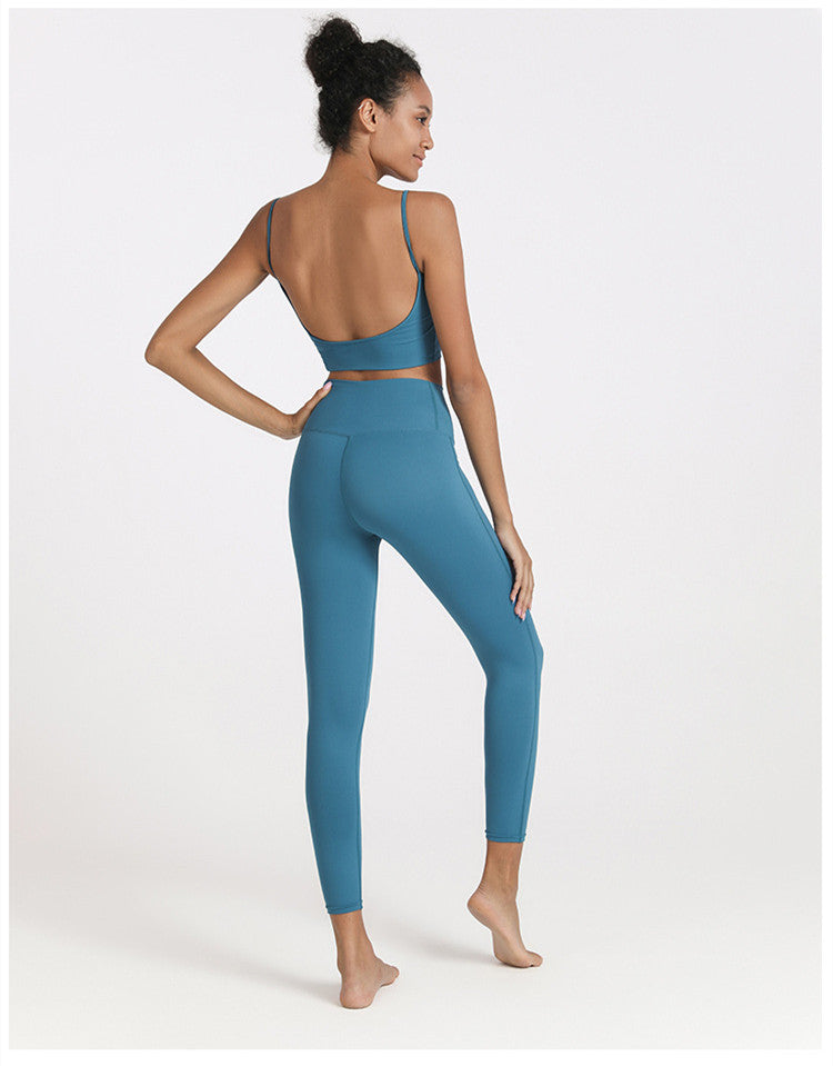 V-belt High Waist Hidden Big Pocket Tight Yoga Pants Rich Elastic Soft Quick Dry Fabric Pilates Women Leggings The Clothing Company Sydney
