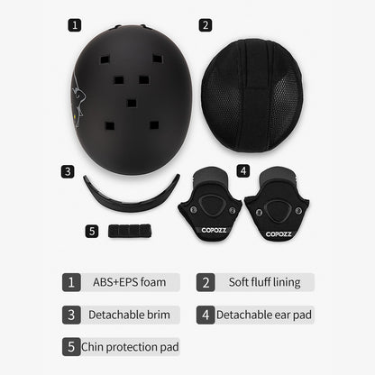 Ski helmet Cartoons Half-covered Anti-impact Safety Helmet Cycling Ski Snowboard Sports Helmet For Adult and Kids The Clothing Company Sydney