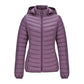 Ladies Padded Puffer Jacket Coat Ultralight Outdoor Clothes Outwear Slim Short Parka Portable Store In Bag The Clothing Company Sydney