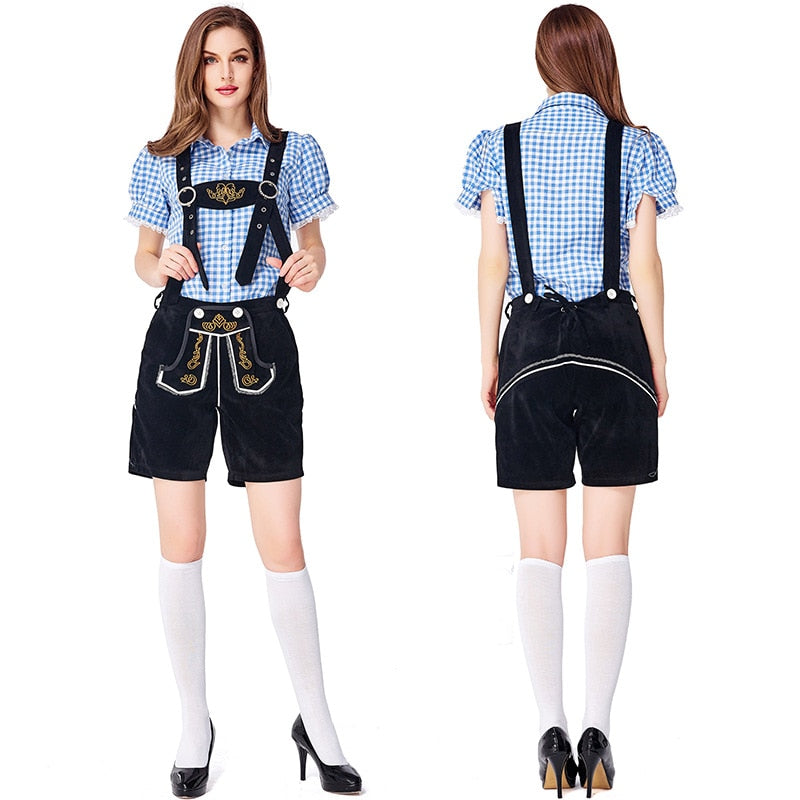 Ladies Okotberfest Costume Lederhosen Suspender Germany Bavaria Traditional Festival Beer Party Fantasy Fancy Dress The Clothing Company Sydney