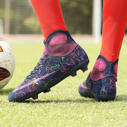 Outdoor Men Women Girls Boys Soccer Shoes Football Boots High Ankle Kids Cleats Training Sport Sneakers The Clothing Company Sydney