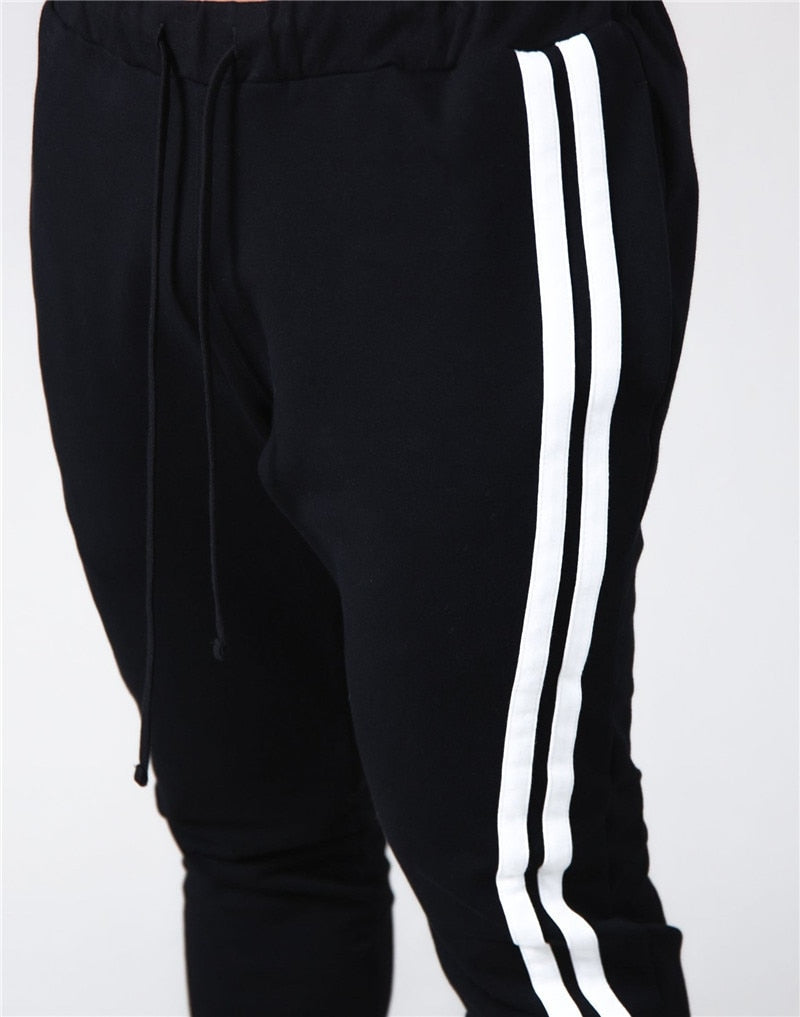 Men's Brand Casual Joggers Sweatpants Gym Running Pants Mens Fitness Bodybuilding Men Jogging Pants Zipper cotton Mix Sweatpants The Clothing Company Sydney