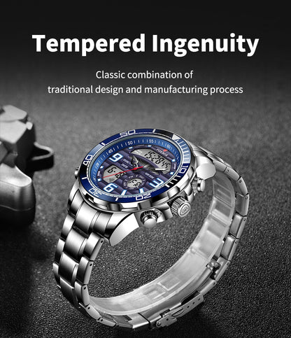 Lige Brand Foxbox Digital Mens Watches Sport Quartz Wristwatch All Steel Military Waterproof Watch The Clothing Company Sydney