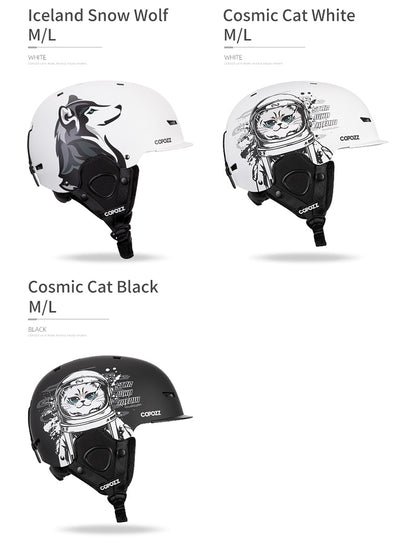 Ski helmet Cartoons Half-covered Anti-impact Safety Helmet Cycling Ski Snowboard Sports Helmet For Adult and Kids The Clothing Company Sydney