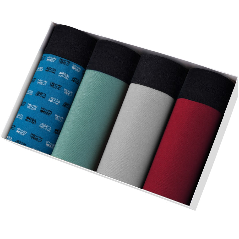 4 Pack Boxer Shorts Men's Panties Underpants Boxershorts Underwear Cotton Mix Trunks Set The Clothing Company Sydney