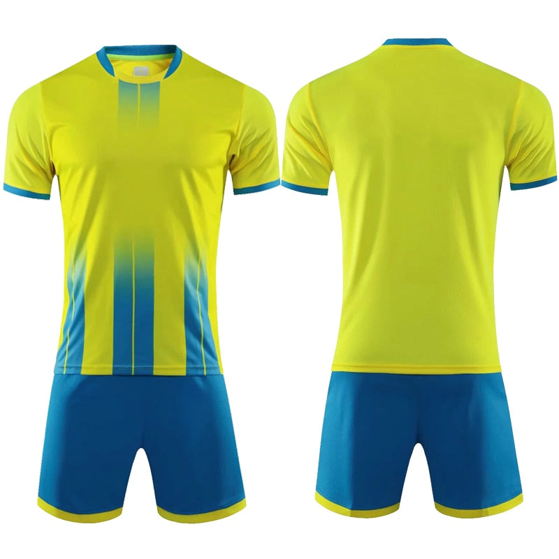 2 piece Football Men's Kids Boys Girls Women'sSoccer Jerseys Shorts Set Football Kit Training Team Uniforms Set The Clothing Company Sydney