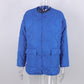 Women's Winter Blue Oversize Puffer Casual Fashion Warm Cotton Button Down Quilted Coat  Loose Jacket The Clothing Company Sydney