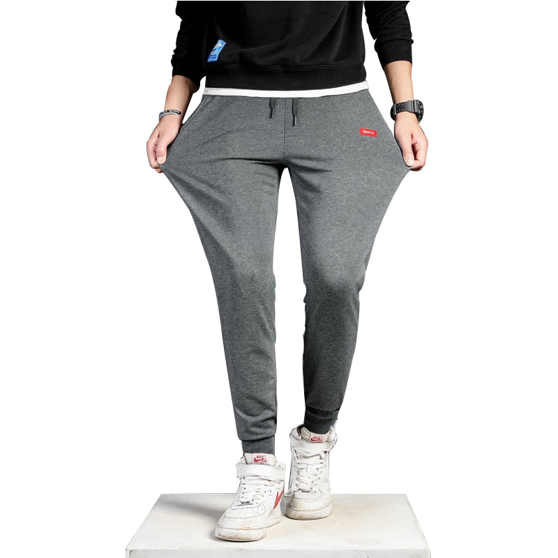 2 Piece Cotton New Sweatpants Men's streetwear Pants Fashion Pencil linen Pants Men Full Length Drawstring Trousers For Men Casual Pants The Clothing Company Sydney