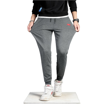 2 Piece Cotton New Sweatpants Men's streetwear Pants Fashion Pencil linen Pants Men Full Length Drawstring Trousers For Men Casual Pants The Clothing Company Sydney