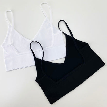 Seamless Low Back Bra Brassiere Comfortable Top Women Wirefree Underwear Unlined Lingerie Backless Bralette The Clothing Company Sydney
