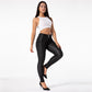Melody Black Pleather Pants Womens Heat Fleece Lined Leggings Pu Skinny Push Up Trousers The Clothing Company Sydney
