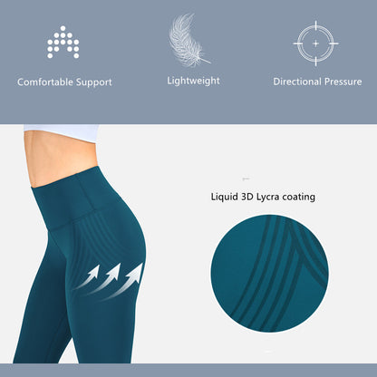 Lycra Fabric Striped Yoga Pants Women High Waist Fitness Leggings Push Up Hips Tight Sports Trousers The Clothing Company Sydney