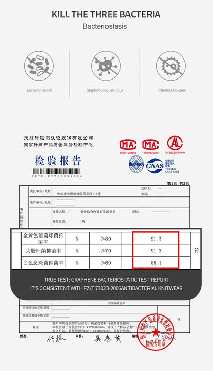Men's Underwear Graphene 3A Antibacterial Underpants Pure Cotton Mix Boxer Shorts Moisture Absorbent Elastic Trunks Panties The Clothing Company Sydney