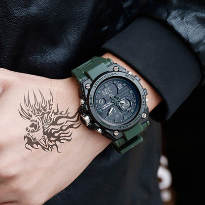 Sanda Military Army Sport Style Wristwatch Dual Display Men's Watch Clothing Company Sydney