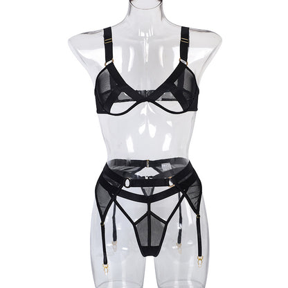 Lace Hollow Out 3 Piece Set Wireless Underwear Sensual Lingerie Set The Clothing Company Sydney