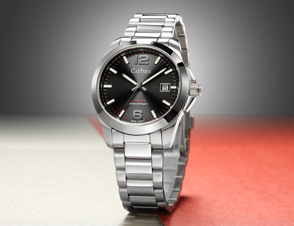Cadisen New 39mm Men's Automatic Mechanical Watch Classic Retro 200m Waterproof Business Sports MIYOTA 8215 Watches The Clothing Company Sydney