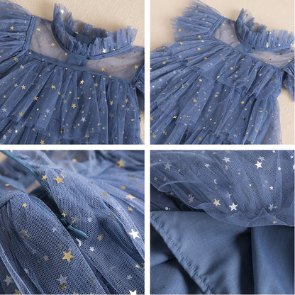 Summer Girls Casual Princess Children Beach Bathing Sleeveless Layered Birthday Party Cake Flower Tulle Costume The Clothing Company Sydney
