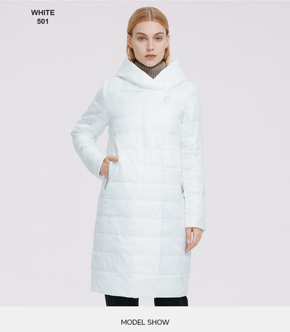 Women's Jacket Windproof Coat Mid Length Reversible Slider Quality Filling Parka The Clothing Company Sydney