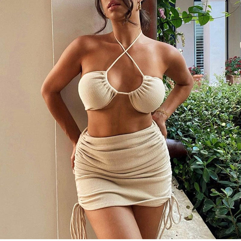 Two Piece  Skirt And Crop Top Summer Outfits Festival Holiday Beach Outfits Co ord Sets Club Party Wear The Clothing Company Sydney