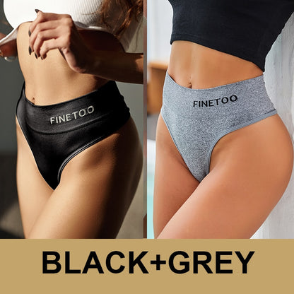 2 Pack Bodyshaper Panties Underwear High Waist Panties Lingerie G-String Underpants Solid Color Pantys Sports Briefs The Clothing Company Sydney