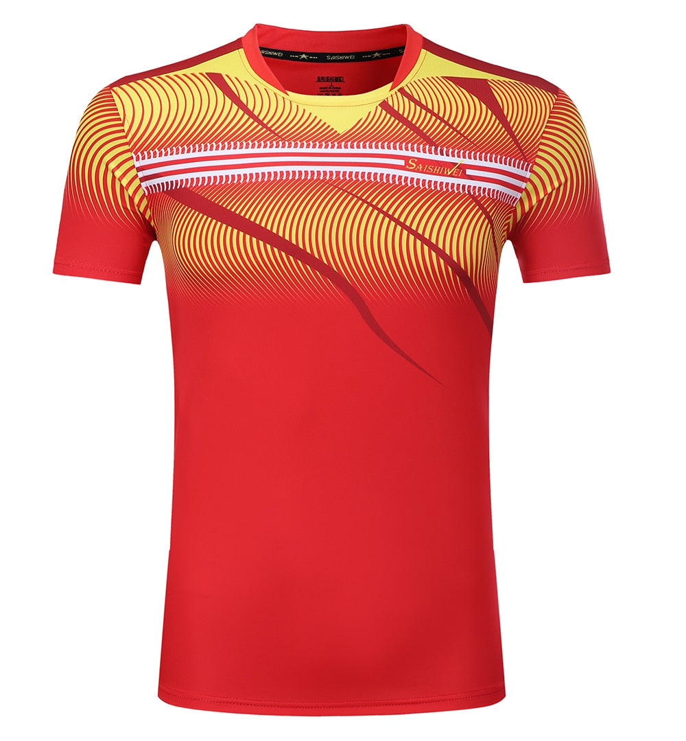 Badminton Volleyball Sportswear Golf Tennis shirt Men sports Table Tennis Shirts tennis clothes Quick dry Running Exercise training shirt The Clothing Company Sydney