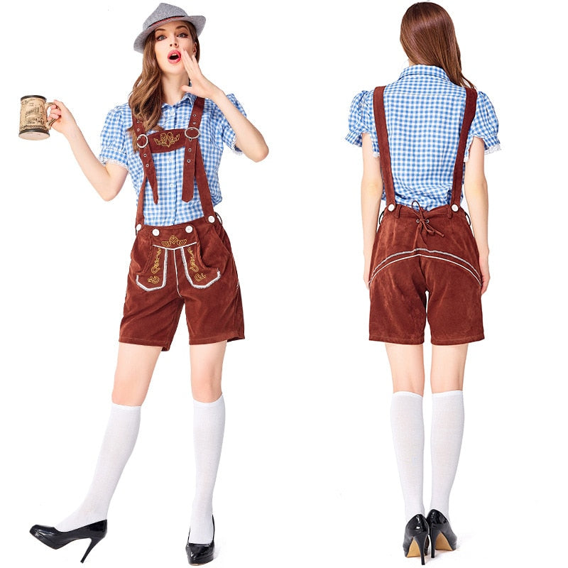 Ladies Okotberfest Costume Lederhosen Suspender Germany Bavaria Traditional Festival Beer Party Fantasy Fancy Dress The Clothing Company Sydney
