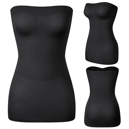 Women Shapewear Strapless Full Slips for Under Dress Tummy Control Slips Skirts Full Body Shaper Seamless Underwear Shaper The Clothing Company Sydney