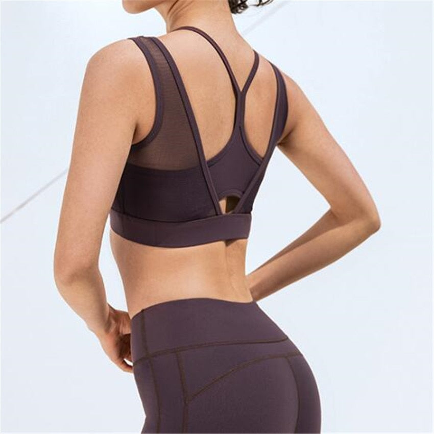 2 Piece Yoga Set Women Fitness Gym Clothing Sportswear Mesh Workout Sport Tracksuit Yoga Running Gym Suits Push Up Set The Clothing Company Sydney