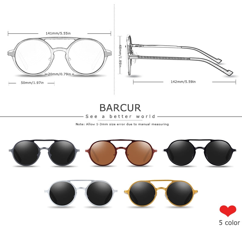 Designer Goggle Round Sunglasses Luxury Brand Men Glasses Retro Vintage Women Sun Glasses UV400 Eyewear The Clothing Company Sydney