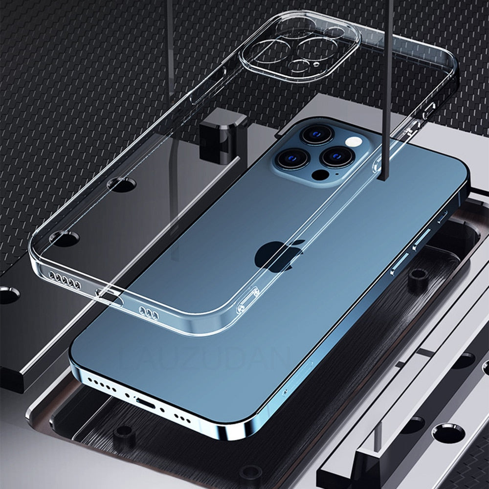 Clear Phone Case For iPhone 11 12 13 14 Pro Silicone Soft Cover For iPhone 12 Mini 13 Pro X XS Max 8 7 6s Plus 5 SE XR Case The Clothing Company Sydney